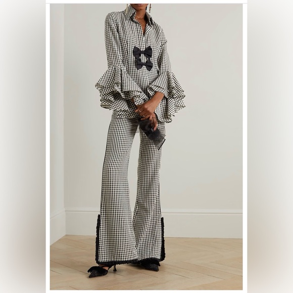 Markarian Pants - 💥SALE💥 NEW $2690 Markarian Blouse Pant Set NWT Vacation Resort Wear Size 6